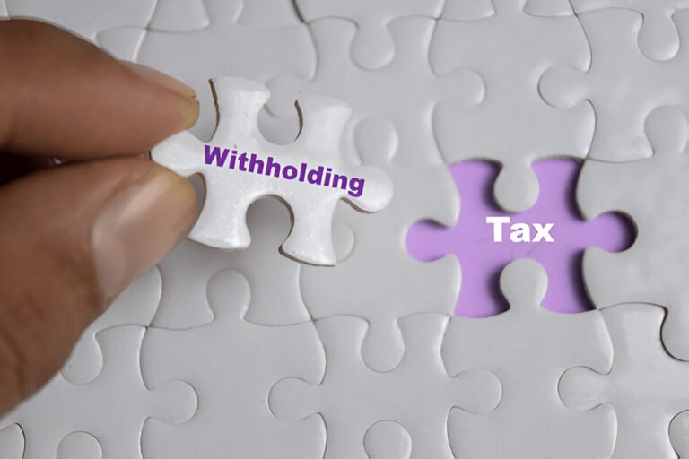 Withholding and Property Tax