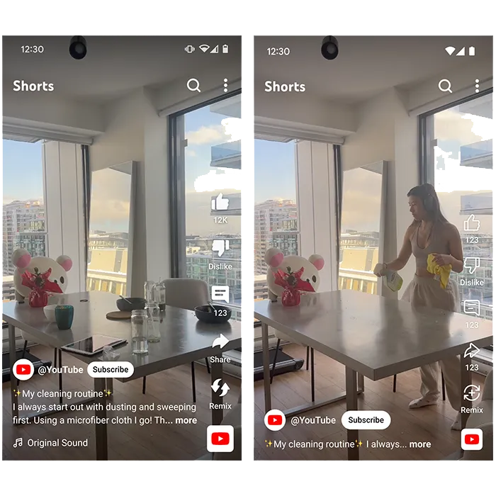 YouTube shorts new features